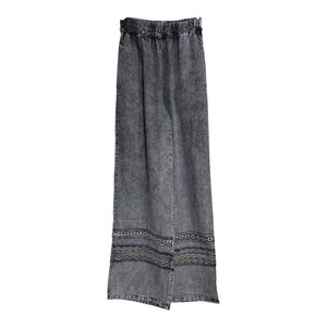 White Birch Black Label Gray Textured Pants